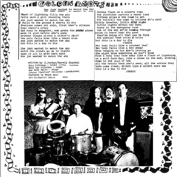 Golden Boots - She Just Wanted To Touch The Sky 8" Pic Disc - Image 2